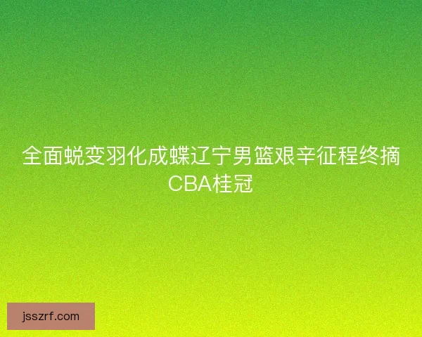 全面蜕变羽化成蝶辽宁男篮艰辛征程终摘CBA桂冠